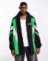 ASOS DESIGN extreme oversized motocross jacket in black - BLACK