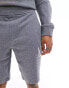 Armani Exchange large logo sweat shorts in grey marl CO-ORD