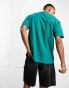 Another Influence heavy pique t-shirt in green