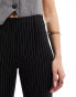 River Island pinstripe formal trouser in navy