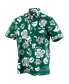 Men's Green Michigan State Spartans Floral Button-Up Shirt