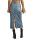 Women's Cargo High Rise Jean Skirt