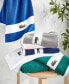 Lacoste Heritage Sport Stripe Logo Cotton 6-Pc. Bath Towel Set