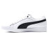 Puma Smash V2 L Lace Up Womens Black, White Sneakers Casual Shoes 36520801