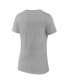 Women's Heather Gray Florida Gators Evergreen Campus V-Neck T-shirt