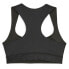 Puma Logo Love Mid Impact Training Sports Bra Womens Black 52390501