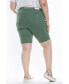 Plus Size Mid Rise Bermuda Shorts