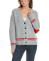 Bobeau Heart Cardigan Women's