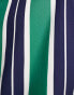 Футболка ASOS Striped Oversize Green Marine