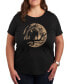 Air Waves Trendy Plus Size Halloween Graphic T-shirt