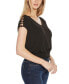 Women's Shoulder Detail Dolman Knit Top