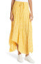 JOIE Hiwalani Crinkled Silk Maxi Skirt Women's Sz. Small (Yellow) 151041