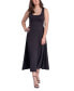 Women's Relaxed Sleeveless Tunic A-Line Long Dress