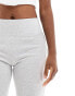 Stradivarius deep waistband sculpt flare in grey