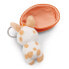 NICI Sleeping Pets Bunny Caramel Dotted 8 cm Key Ring