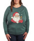 Plus Size Santa Cookie Graphic Pullover Top