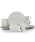 Alexa 16 Piece Porcelain Dinnerware Set, Service for 4