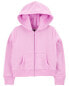 Kid Fleece-Lined Zip-Up Jacket - Pink 7