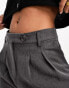 New Look wide leg trousers in grey