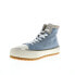 Diesel S-Principia Mid X Mens Blue Canvas Lifestyle Sneakers Shoes