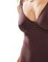 Cotton On underwired swimsuit in brown