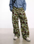 COLLUSION baggy trousers in washed camo