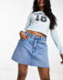 Wrangler denim skirt in blue