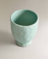 Aquamarine toothbrush holder