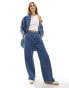 InWear Tonia high waisted wide leg jeans co-ord in vintage blue