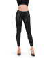 Women's Sophisticated Metallic Snakeskin Leggings