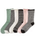 Women's 6-Pk. Houndstooth Roll-Top Socks