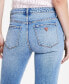 Women's Embellished-Chain Straight-Leg Denim Jeans