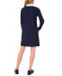 Women's Embroidered-Logo Polo Long-Sleeve Dress