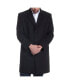 Luke Wool Mens Tailored 37" Walker Jacket Top Coat Car Coat Overcoat