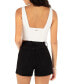 Junior's Cropped Tracy Tank Top