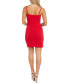 Juniors' Cutout Bodycon Dress