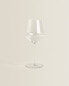 Blown crystalline wine glass