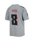 Big Boys Kyle Pitts Gray Atlanta Falcons Inverted Game Jersey