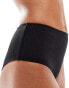 & Other Stories rib high waist bikini bottom in black