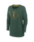 Women's Green Green Bay Packers Rewind Playback Icon Performance Pullover Sweatshirt