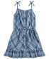 Toddler & Little Girls Plaid Cotton Madras Dress