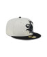 Men's Cream/Black Chicago White Sox Lonestar 59FIFTY Fitted Hat