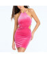 Women's Cut Out Halter Dress With Bling