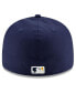 Men's Navy Milwaukee Brewers National Baseball Hall of Fame Low Profile 59FIFTY Fitted Hat