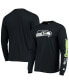 Men's College Navy Seattle Seahawks Halftime Long Sleeve T-shirt