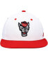 Men's White and Red NC State Wolfpack On-Field Baseball Fitted Hat