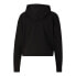 Puma Essential Cropped Logo Pullover Hoodie Womens Black Casual Outerwear 586869