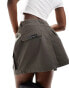 Good For Nothing cargo mini skirt in khaki