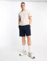 Jack & Jones Premium pique tipped polo in beige