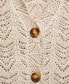 Women's Drawstring Detail Knitted Cardigan